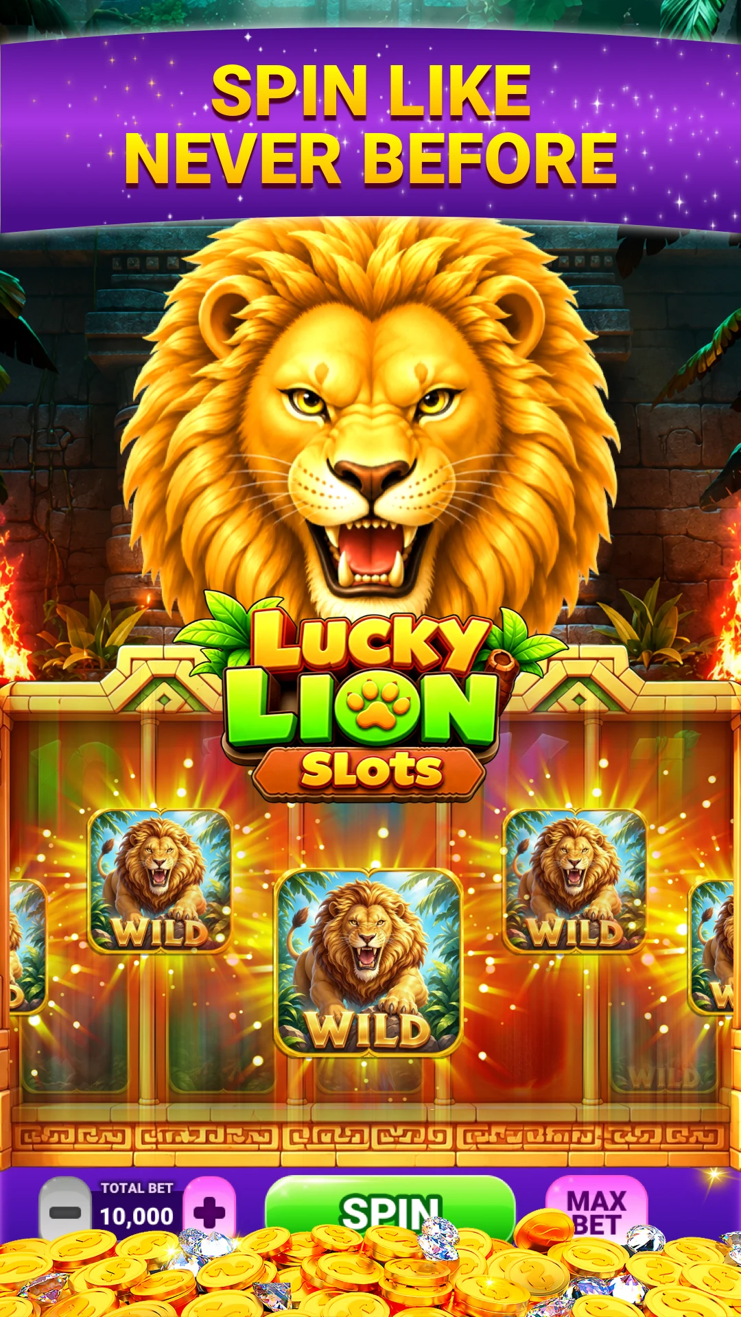 Lucky Lion Slots screenshot